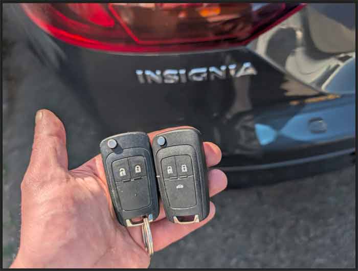 vauxhall insignia keys cowplain and portsmouth hampshire
